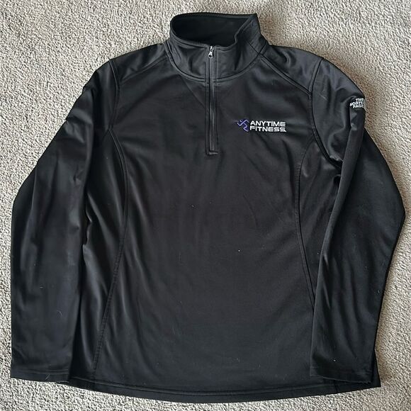 The North Face Ladies Tech Fleece “Anytime Fitness” 1/4 Zip Top! - Picture 1 of 10
